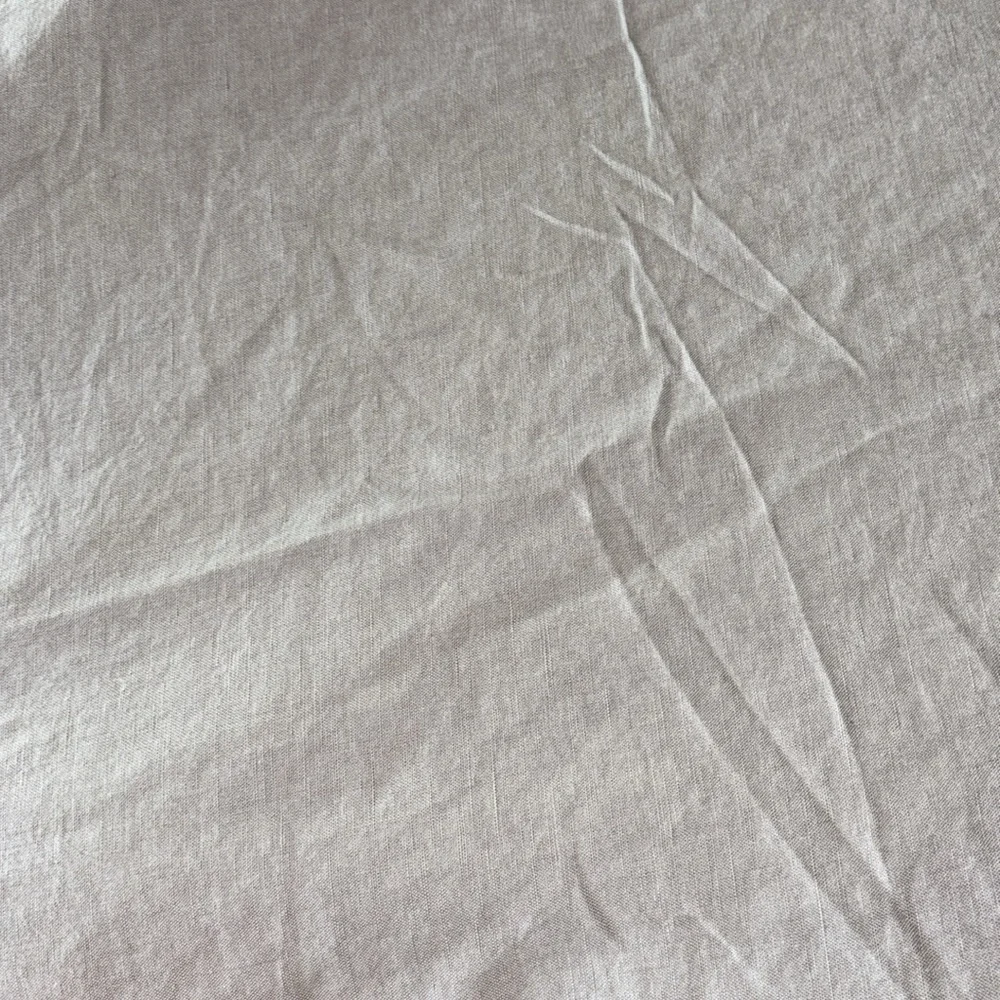 Restoration Hardware gray Stonewashed Linen/cotton blend king duvet